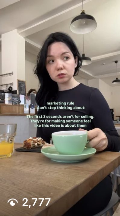 Coffee in a cafe