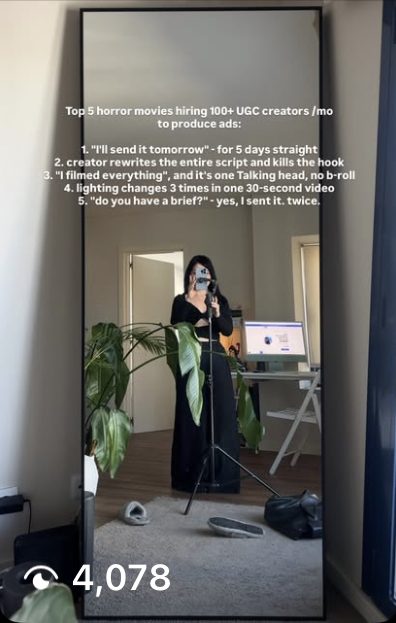 Full mirror with a phone rig