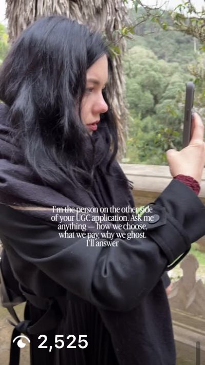 Outdoors filming