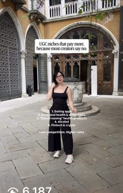 UGC niches that pay more