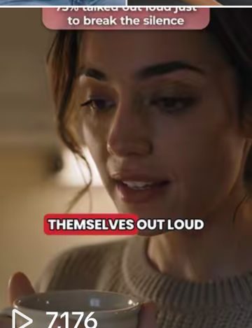 Talked out loud to break the silence
