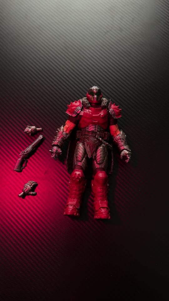 Doom Slayer figure close-up