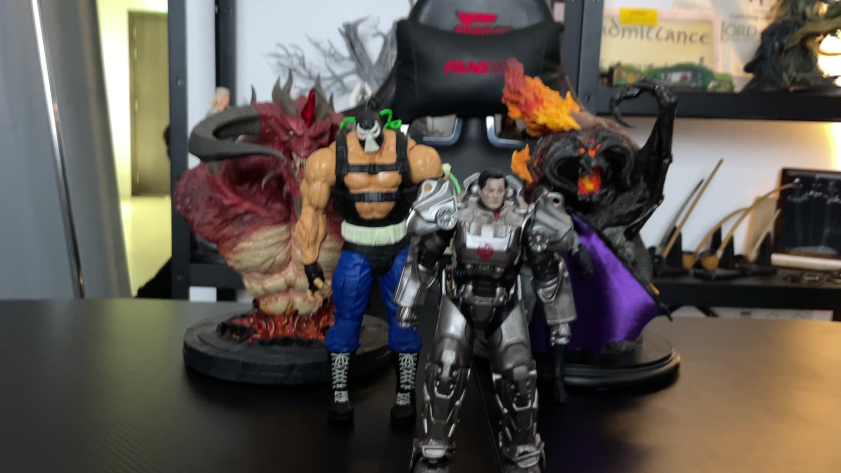 Group of figures on the table