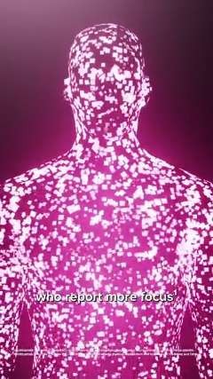 AI: who report more focus