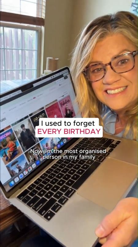 Creator with laptop: I used to forget every birthday