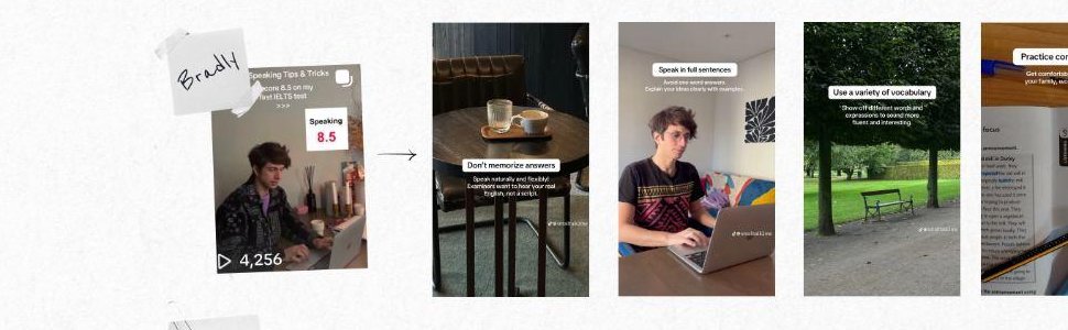 UGC carousel: Speaking tips and tricks, 4,256 views