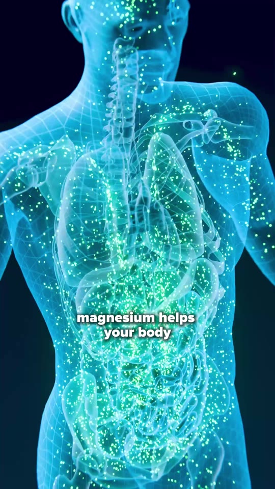 magnesium helps your body, AI visual