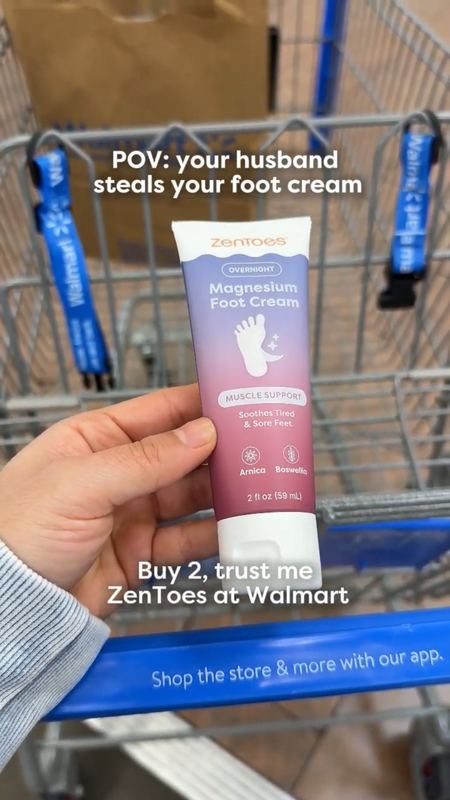 Cream in a Walmart cart