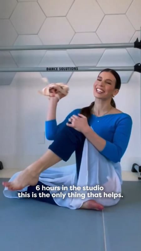 Ballerina in the studio