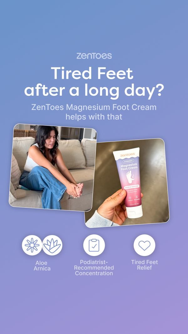 Tired feet after a long day